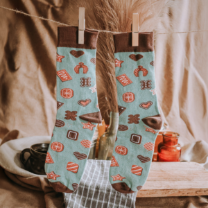 Skarpetki z Piernikowym Motywem