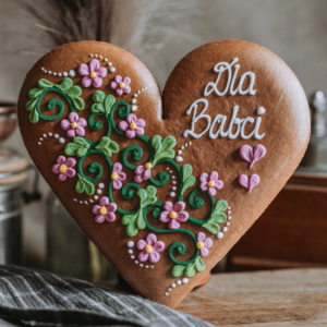 Serce z dedykacją – „Dla Babci”